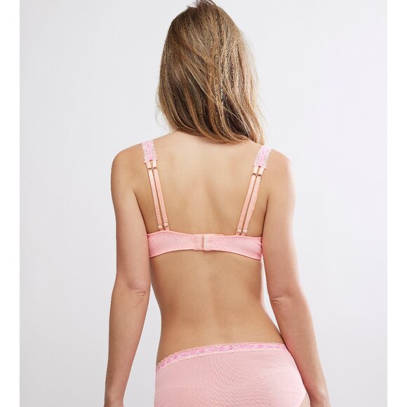 FREE PEOPLE So Sweet Balconette Underwire Bra / Pinky Combo - Picture 4 of 5